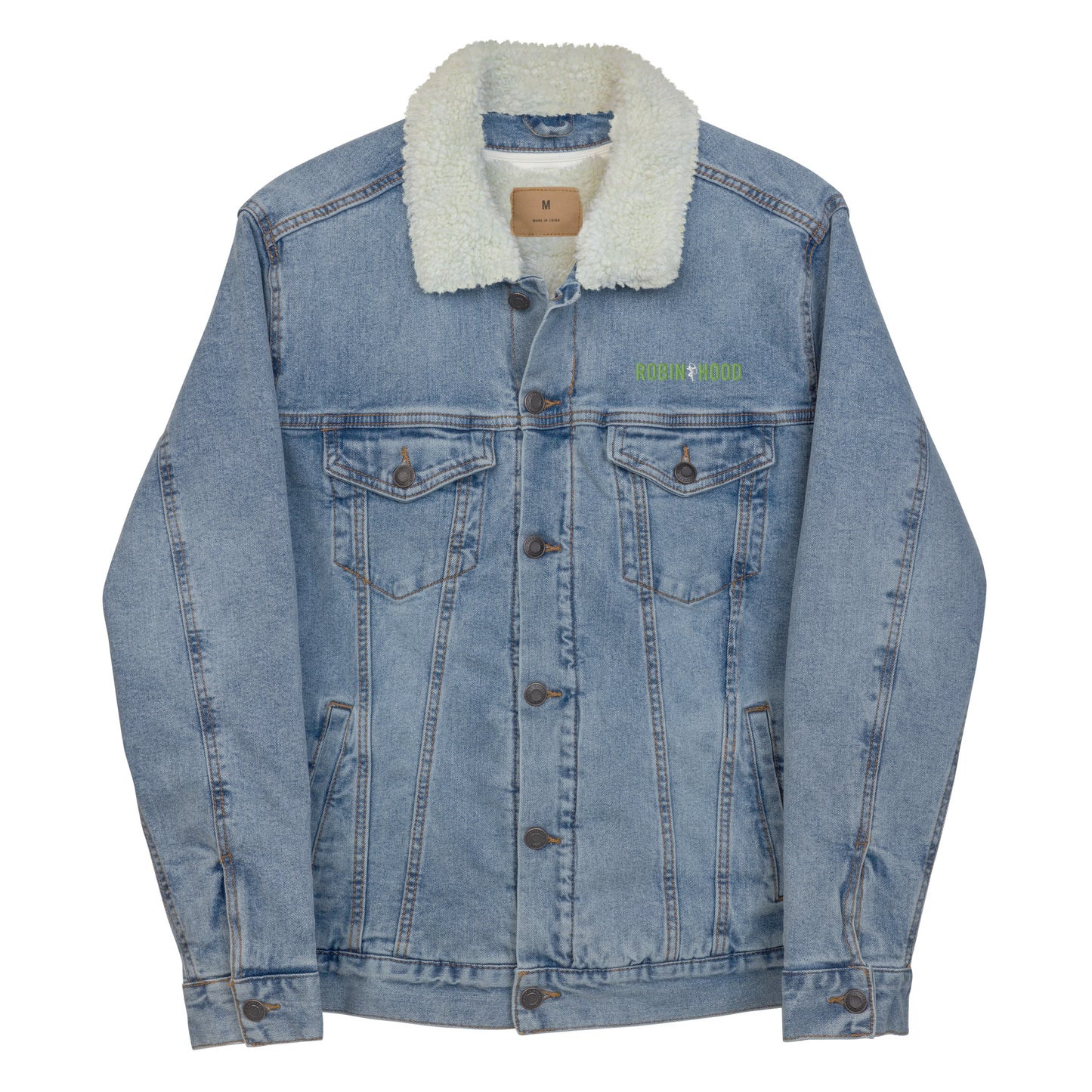 Unisex Sherpa Denim Jacket